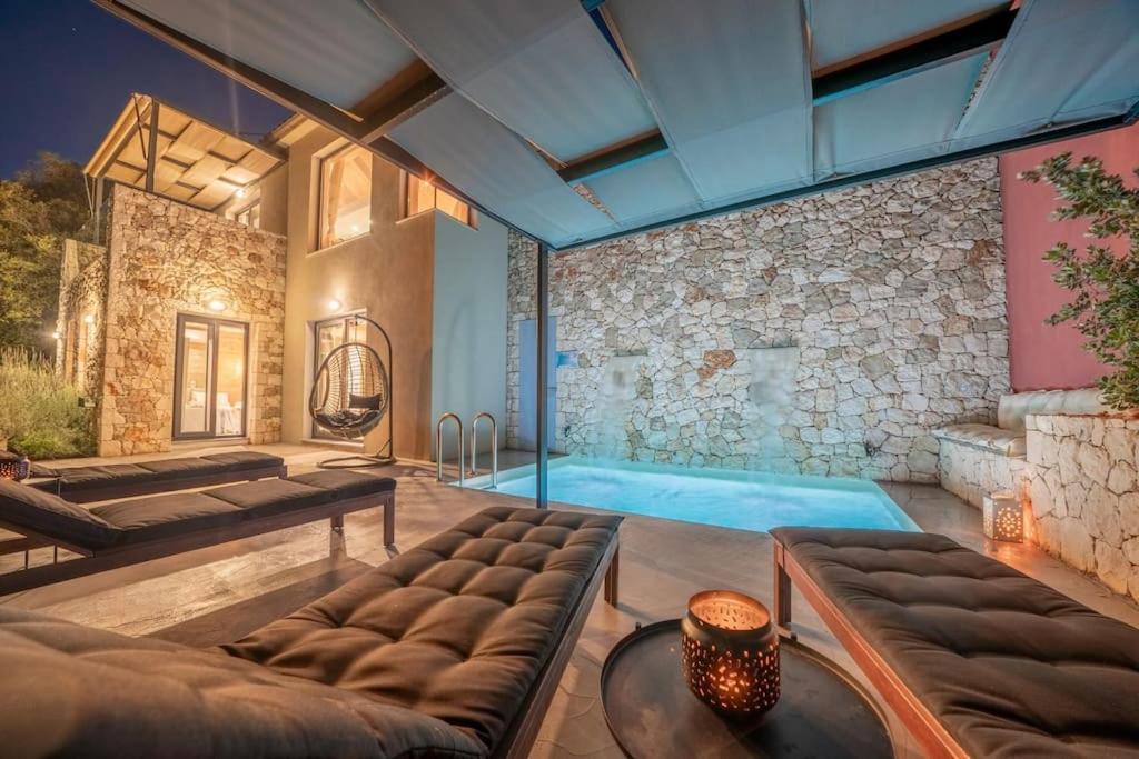 Villa Elisabeth Sea View Private Pool Fiskardo Kefalonia Katsaráta 외부 사진
