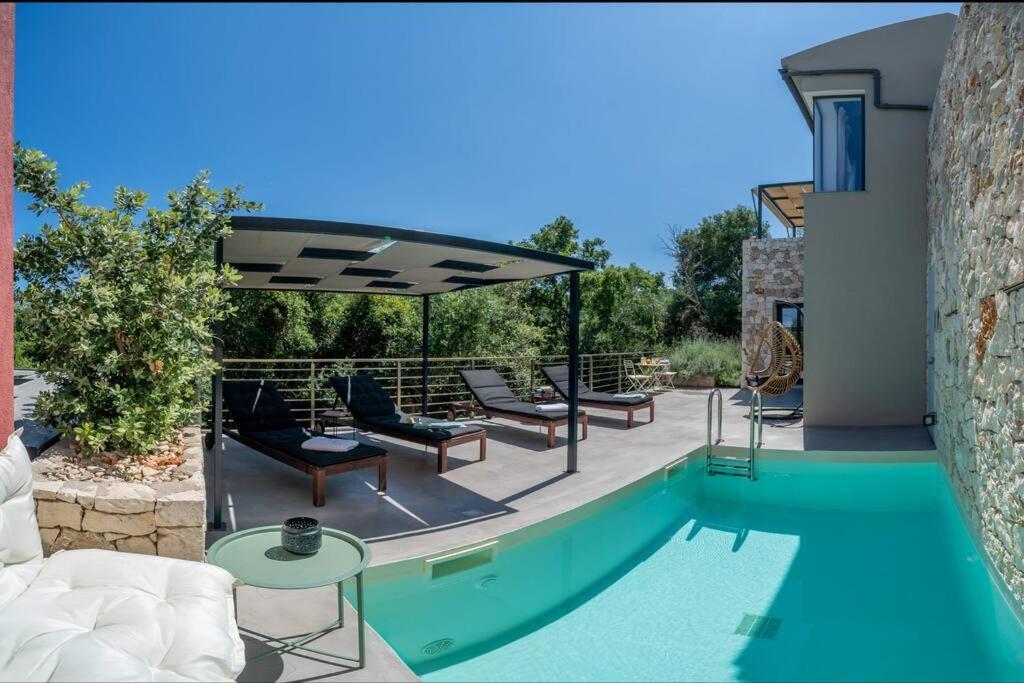 Villa Elisabeth Sea View Private Pool Fiskardo Kefalonia Katsaráta 외부 사진