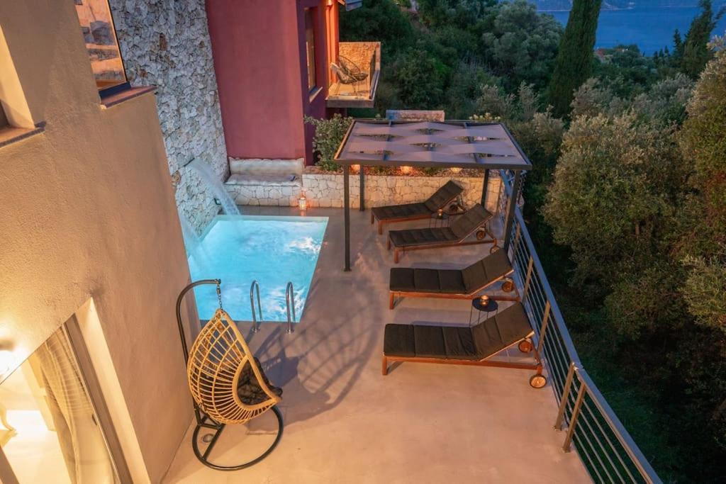 Villa Elisabeth Sea View Private Pool Fiskardo Kefalonia Katsaráta 외부 사진