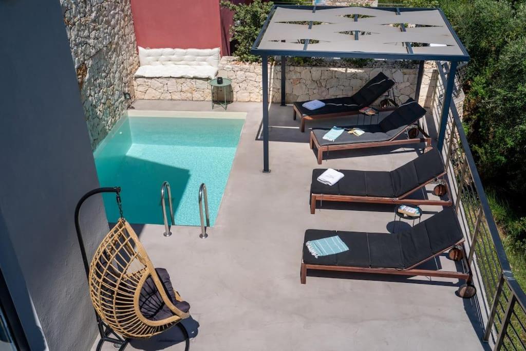 Villa Elisabeth Sea View Private Pool Fiskardo Kefalonia Katsaráta 외부 사진